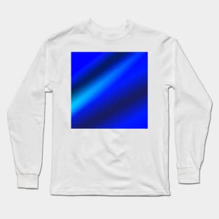 blue black white texture pattern Long Sleeve T-Shirt